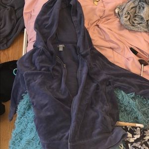 Blue aerie zip up